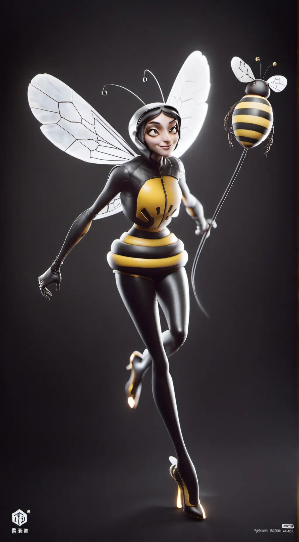 ai character: Poland ladybug  background