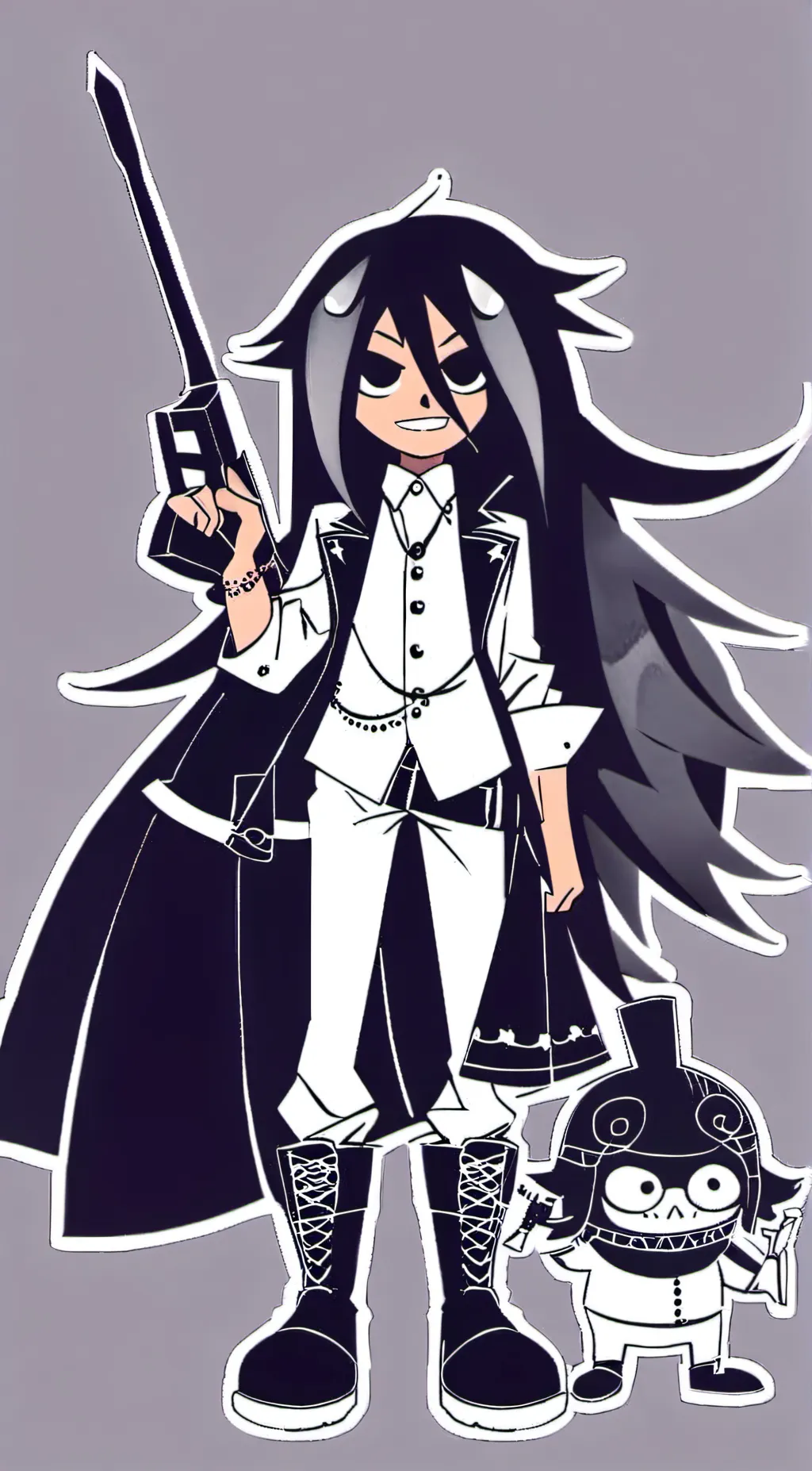 ai character: Ms. circle background