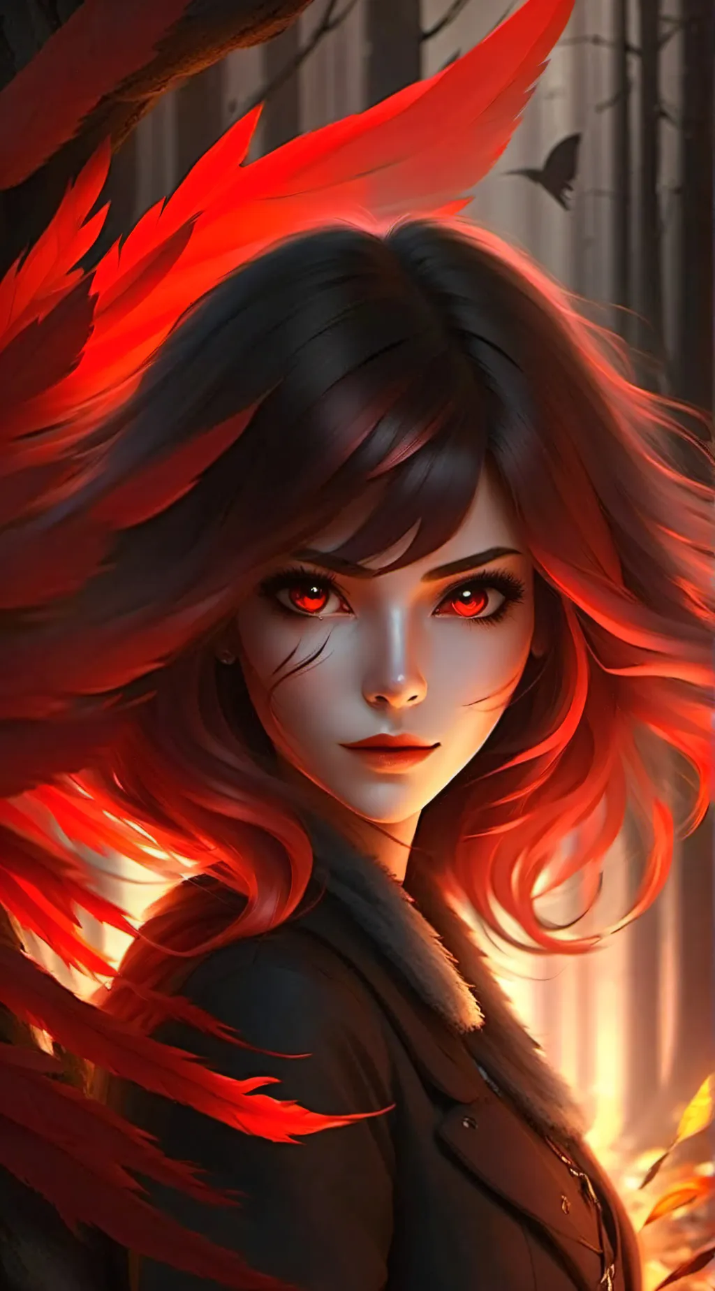 ai character: Ember background