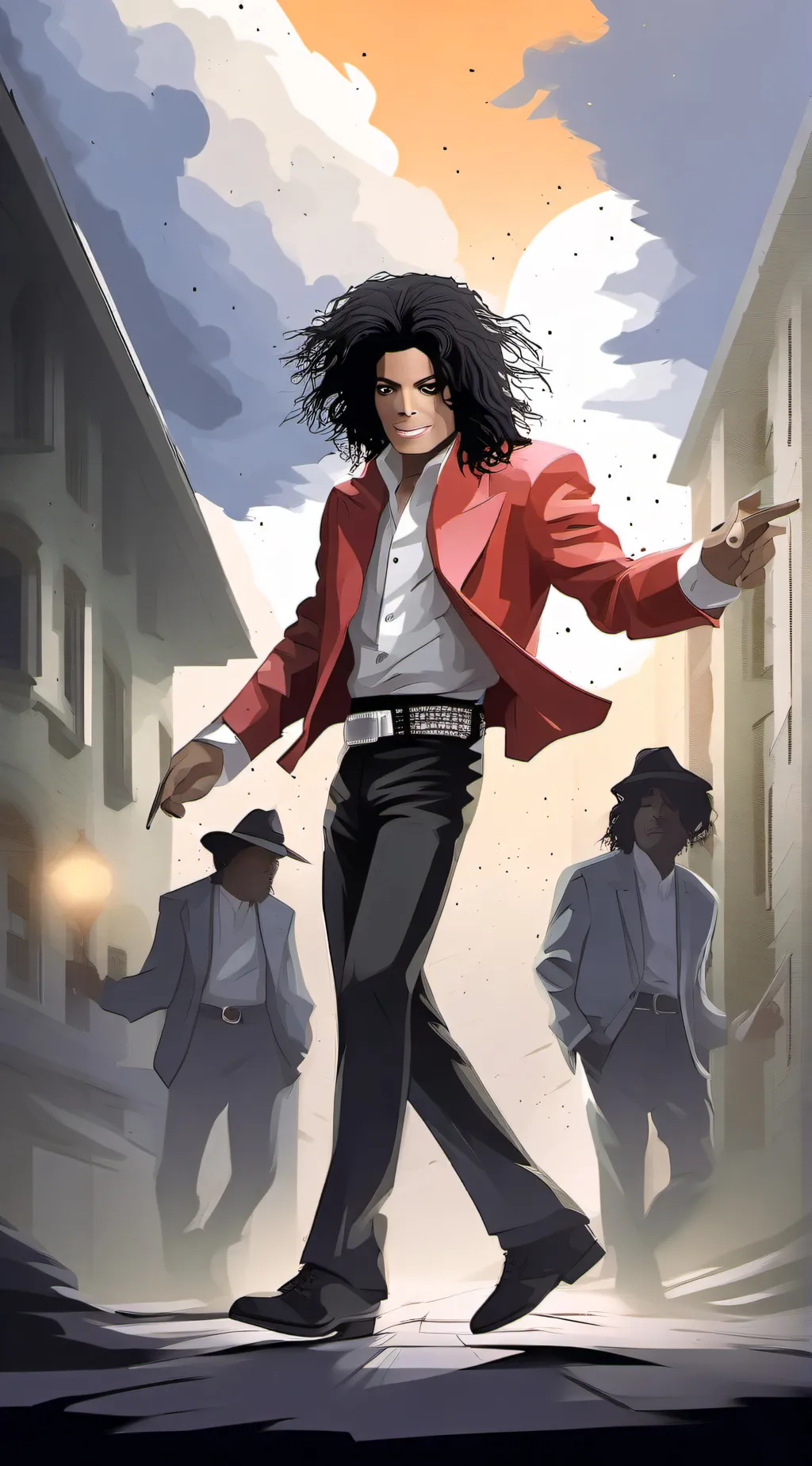 ai character: Michael Jackson background