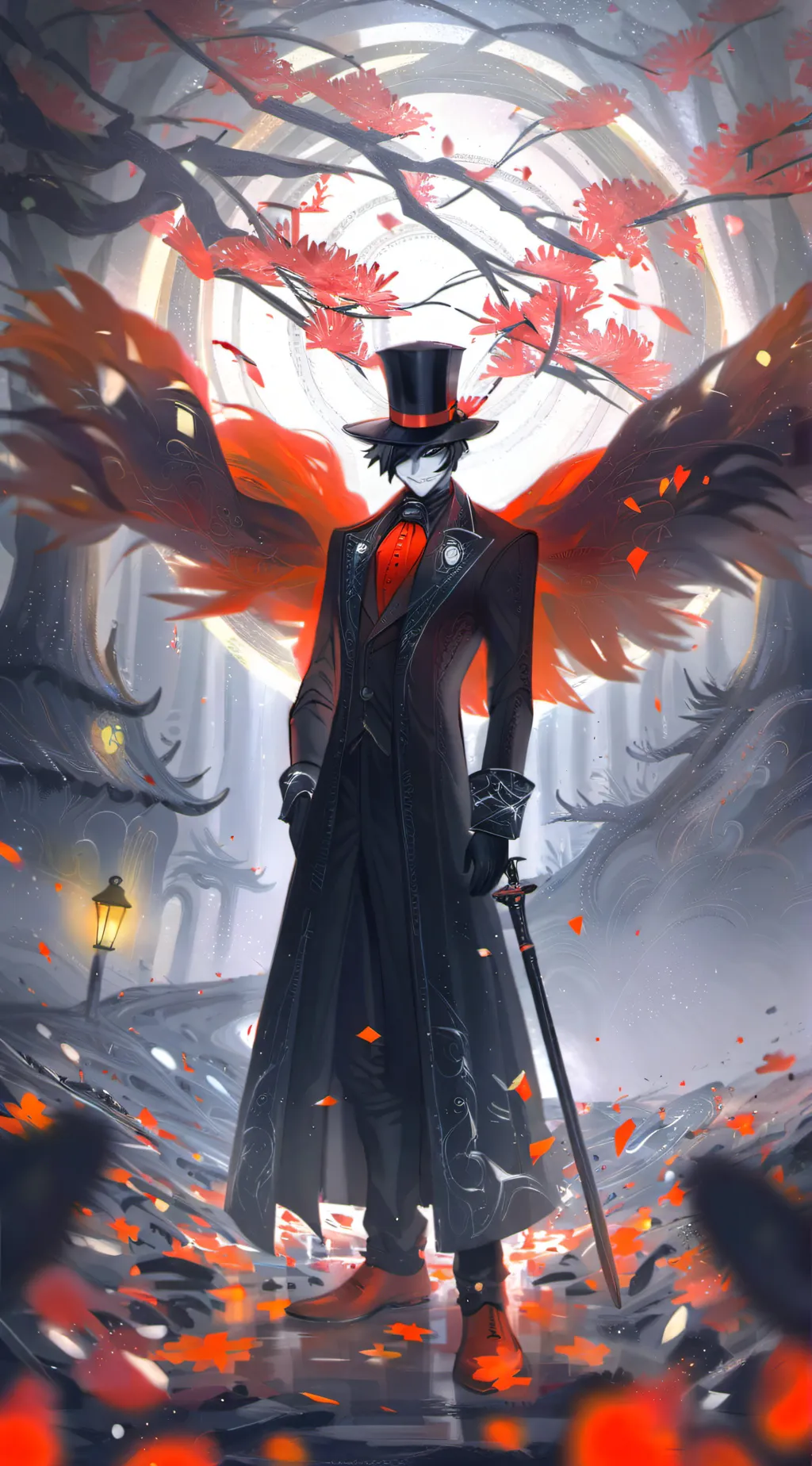 ai character: alastor  background