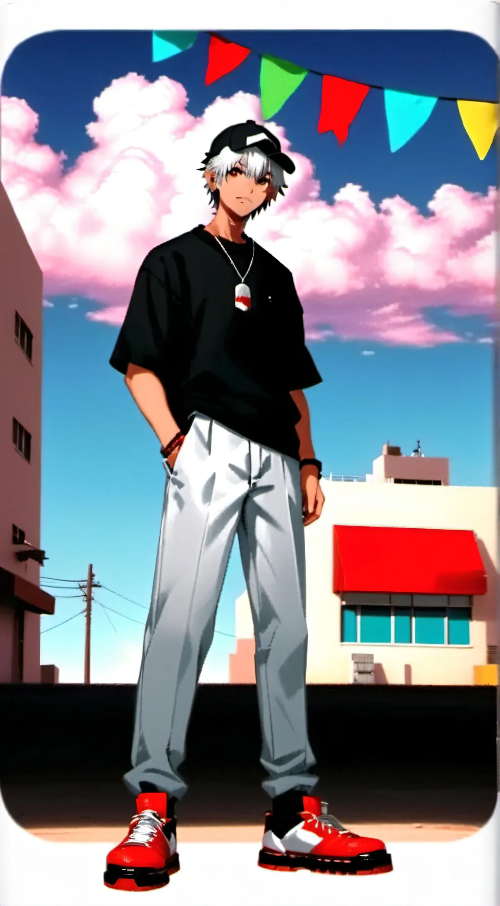 ai character: Mark evo Adlao  background