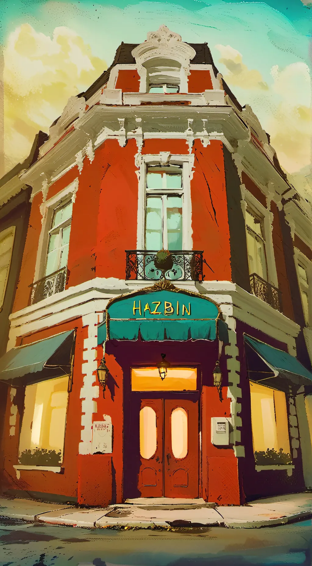 ai character: Hazbin hotel  background