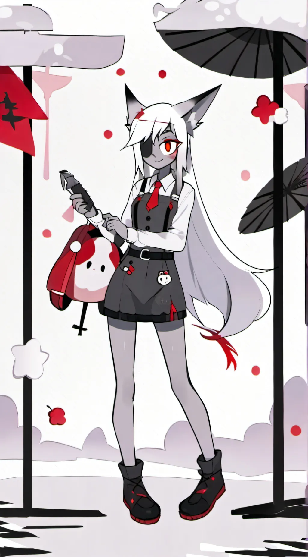 ai character: Hh and hb  background