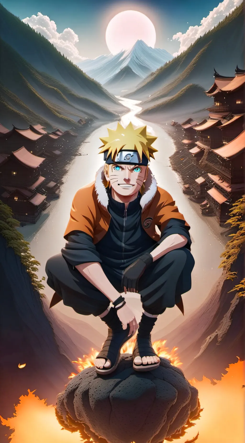 ai character: Naruto background