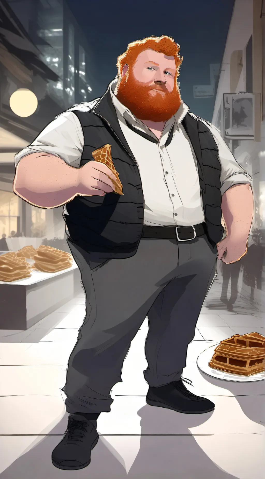 ai character: caseOH background