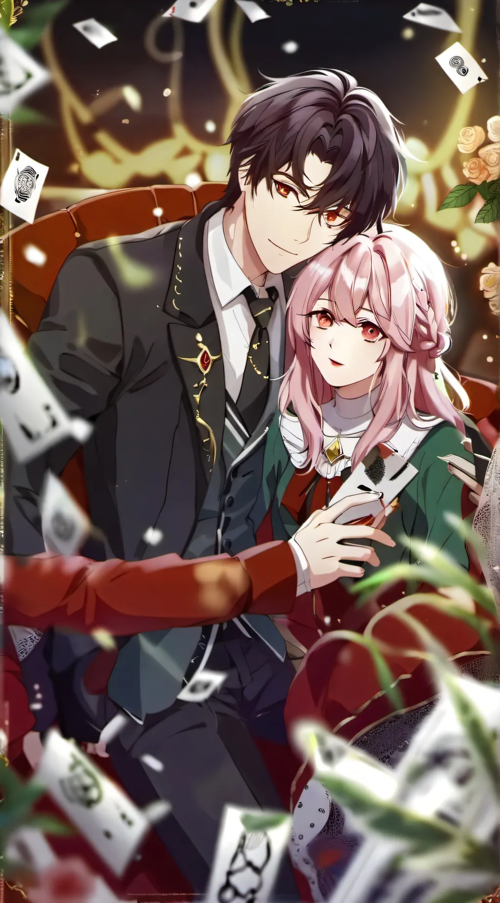 ai character: lily and jay  background