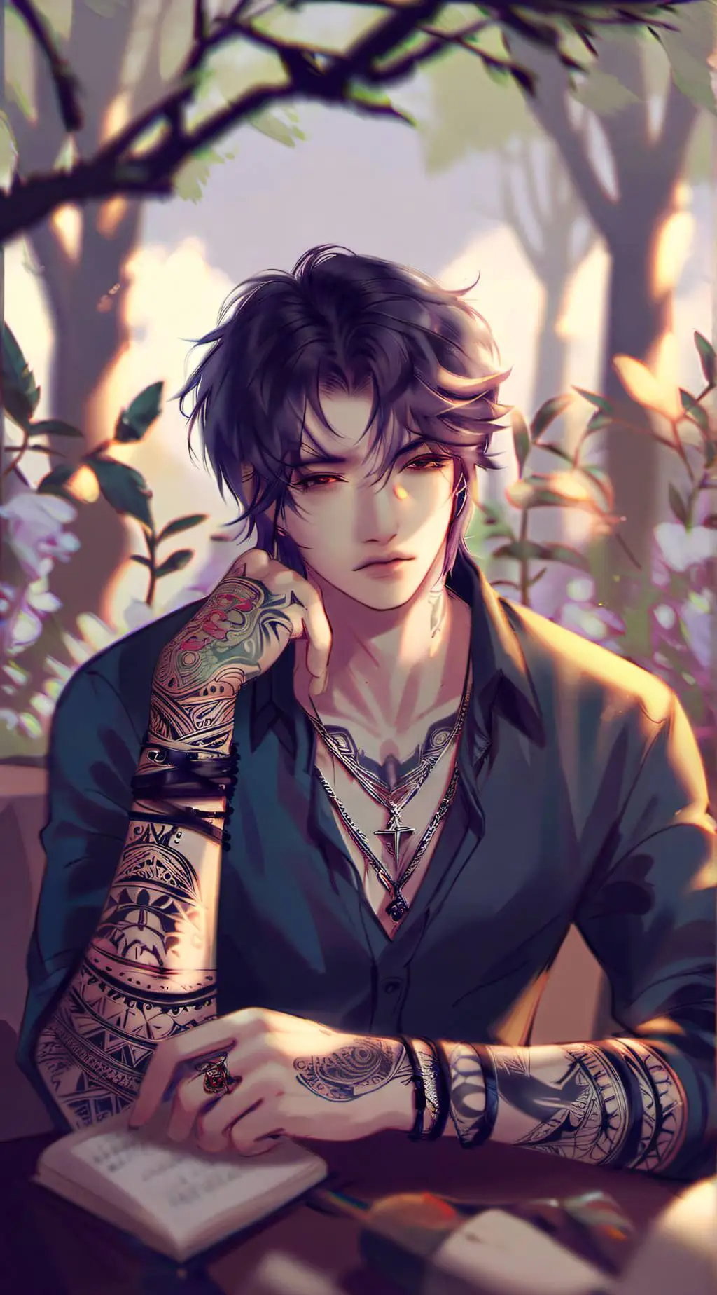 ai character: Jin  background