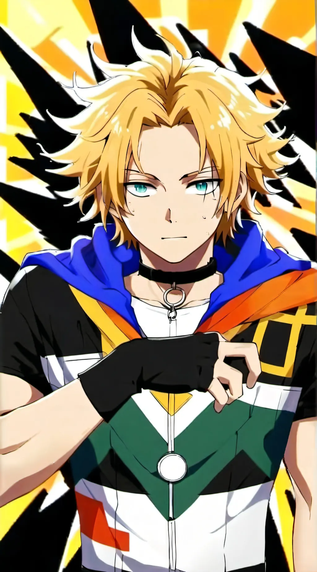 ai character: Denki background