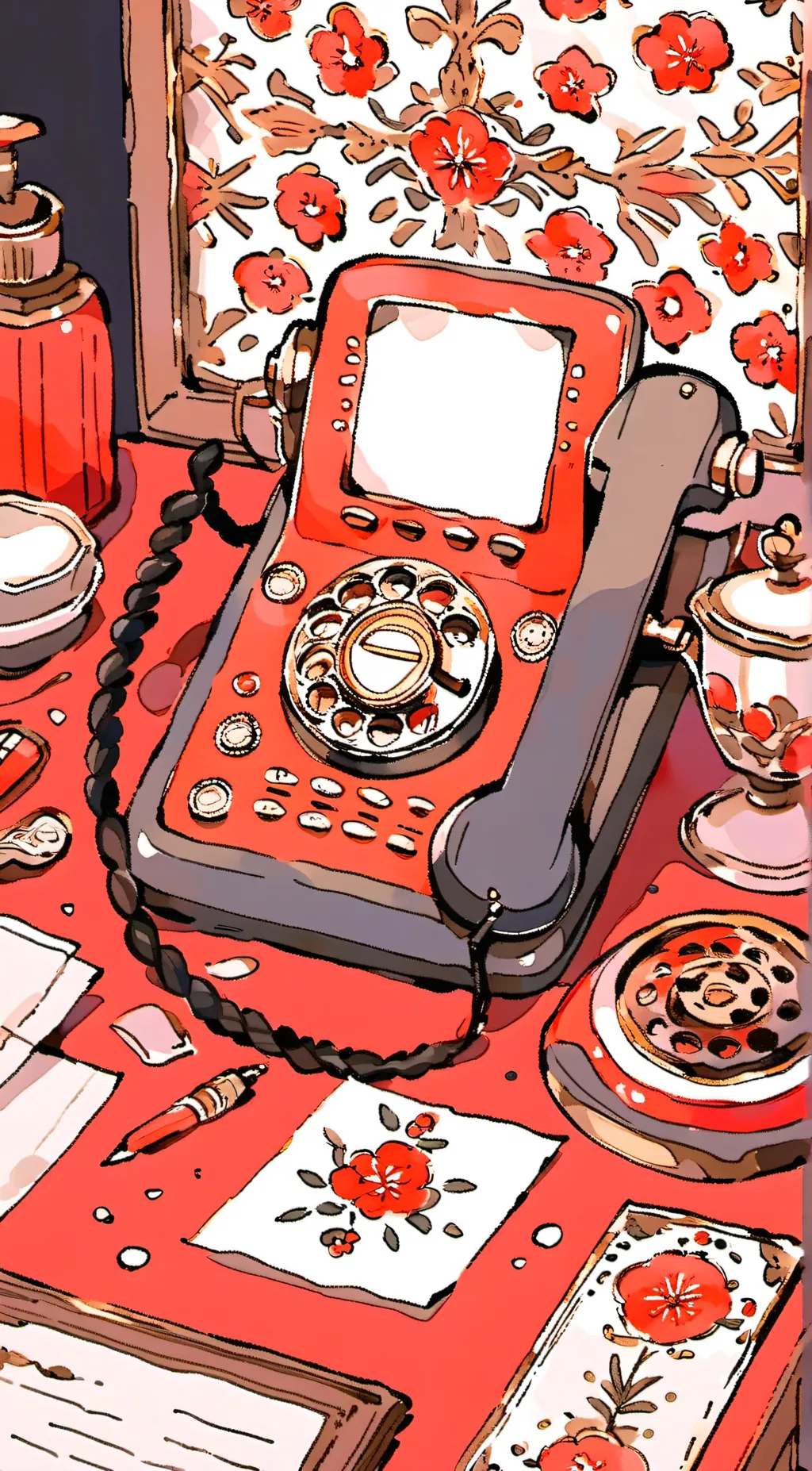 ai character: Phone Guy (fnaf) background