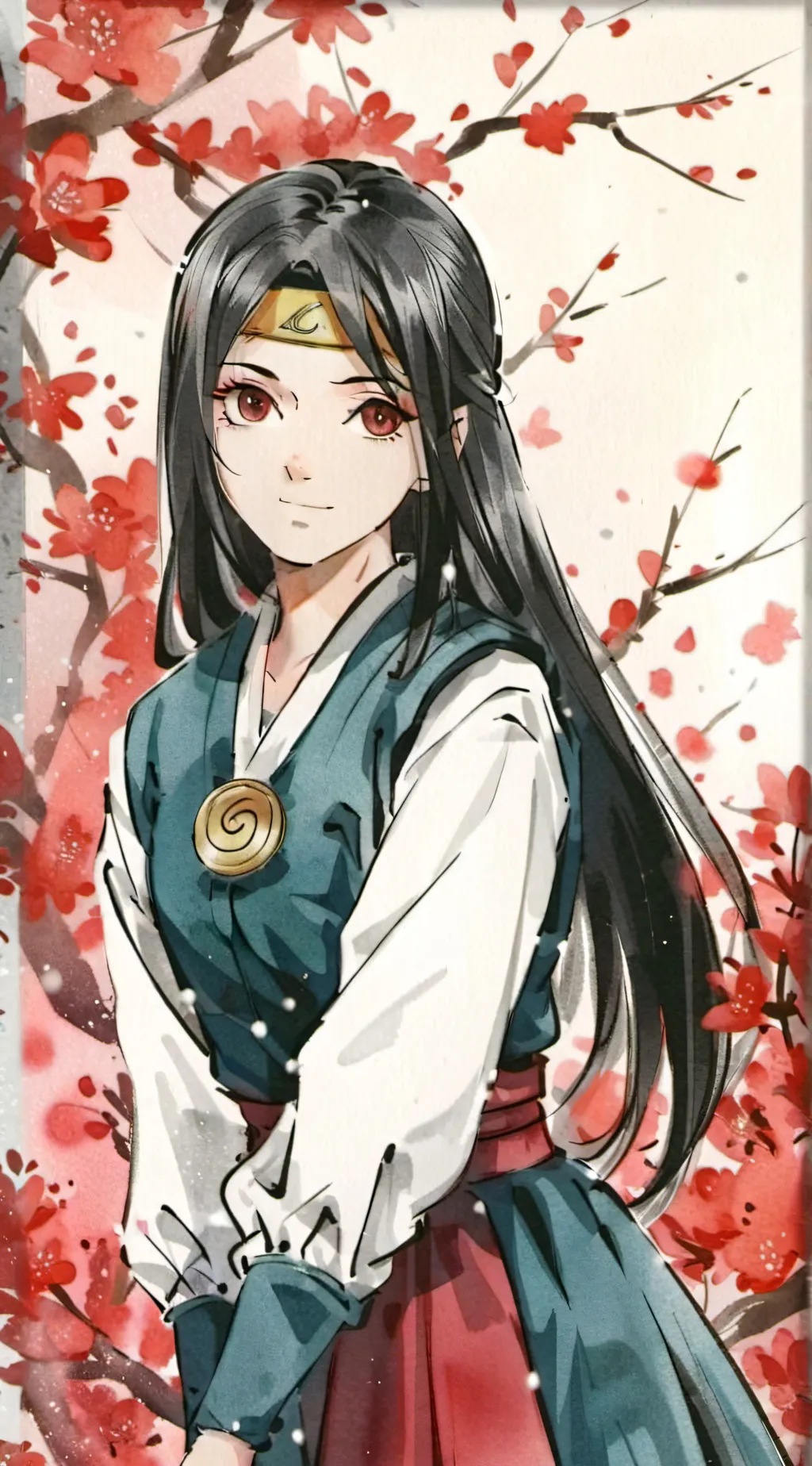 ai character: sarada  Uchiha background