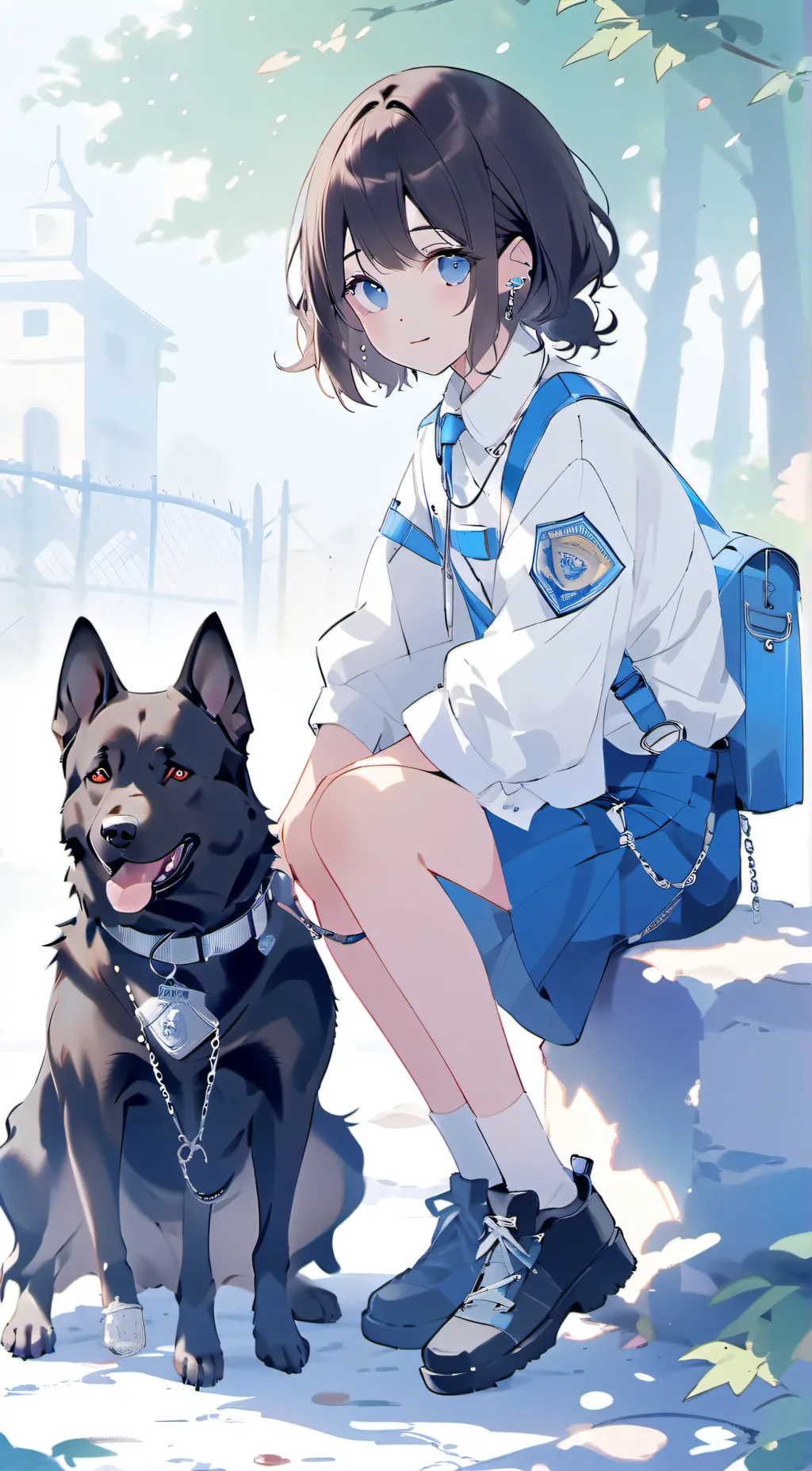 ai character: nina and neph  background
