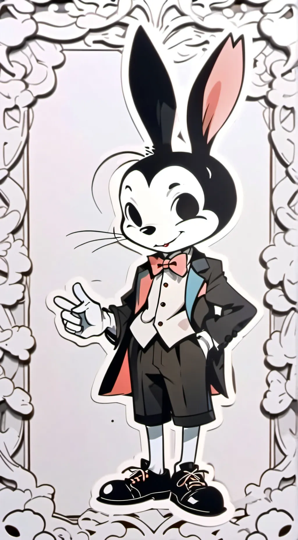 ai character: Oswald  background