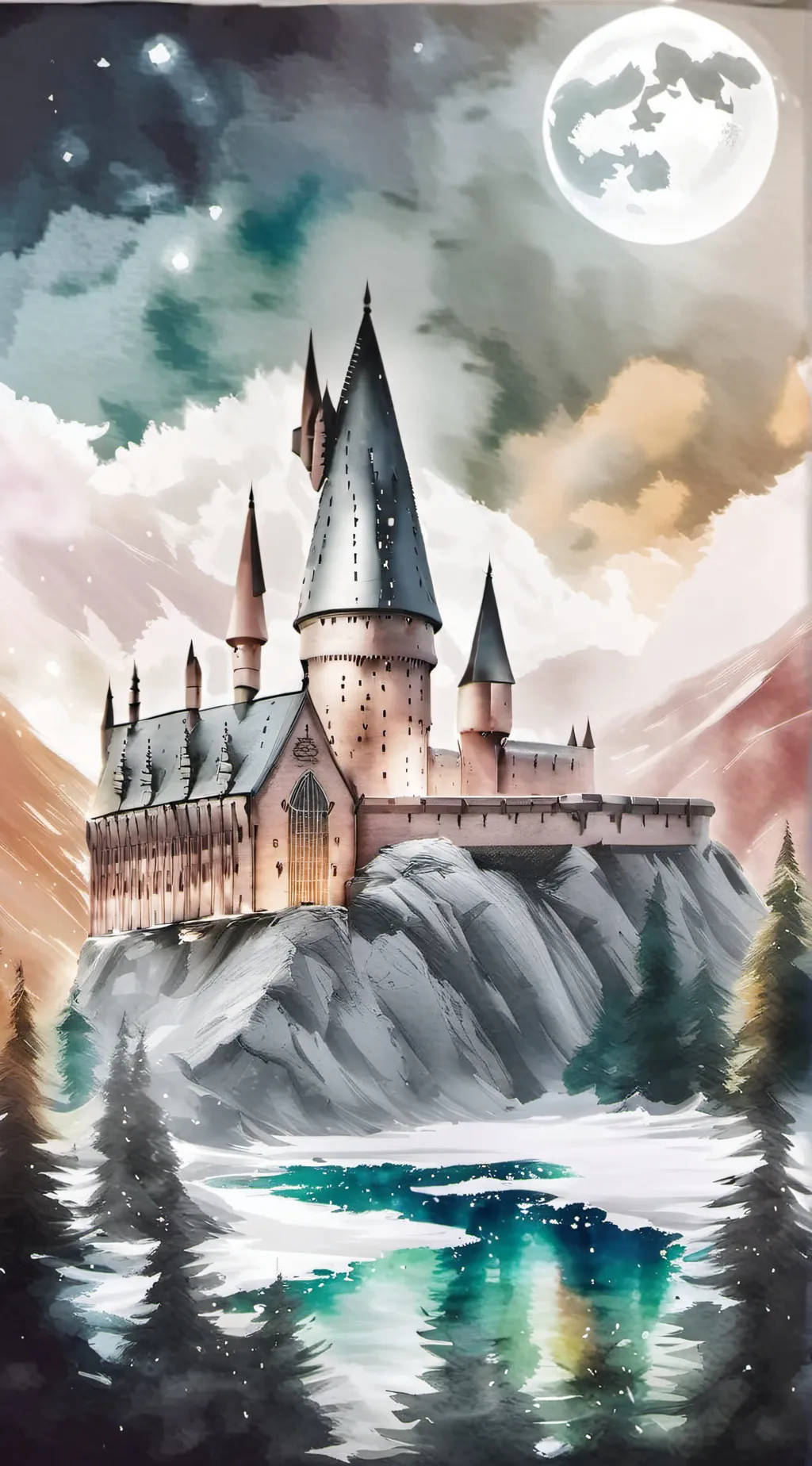 ai character: Hogwarts background