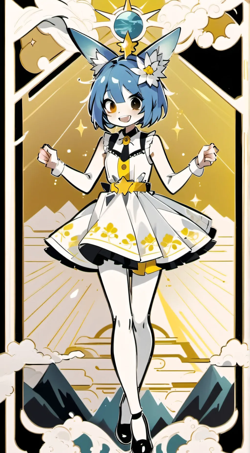 ai character: Janine background