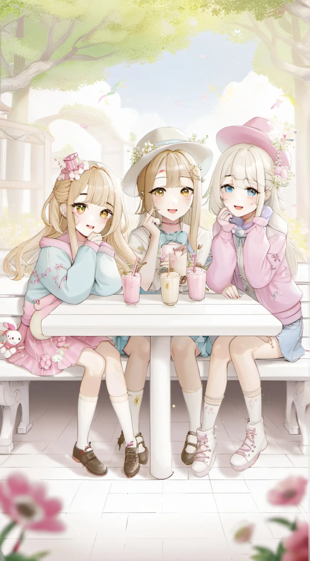 ai character: Baby girls background