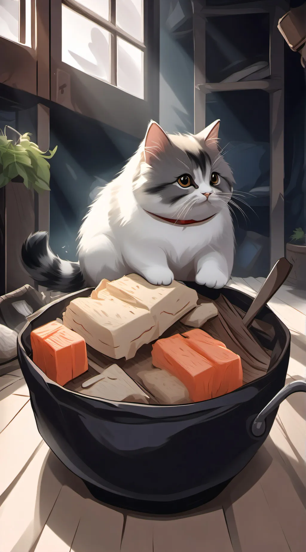ai character: Fat bully background
