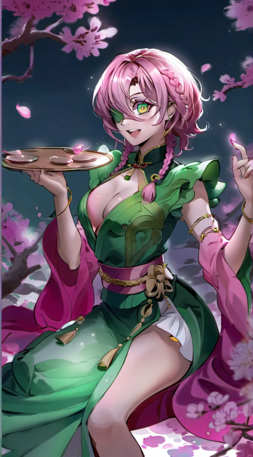 ai character: [demon mitsuri] background