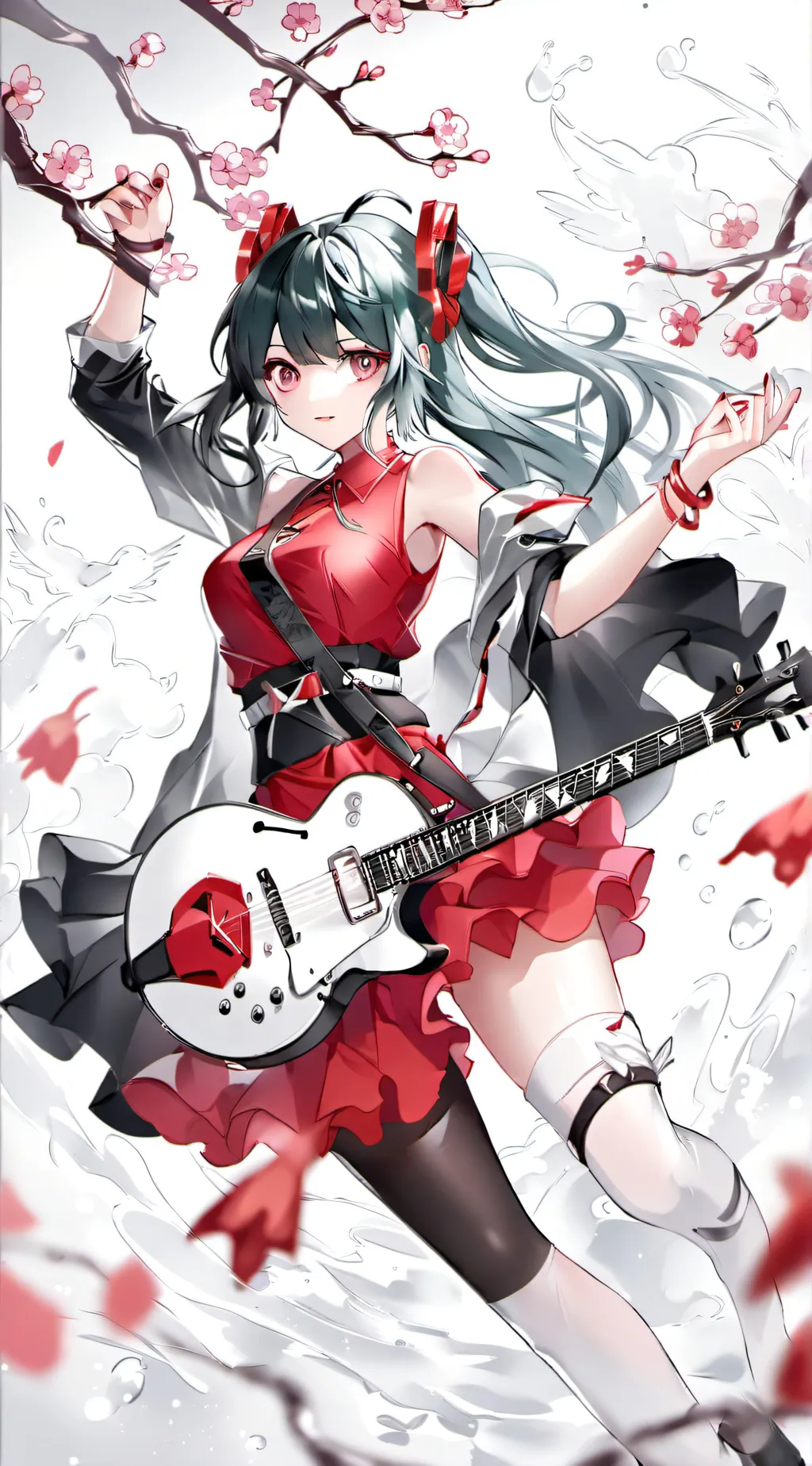 ai character: female deku background