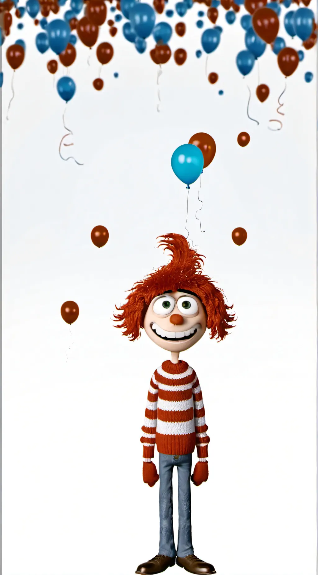 ai character: Anxiety(Insideout2 background