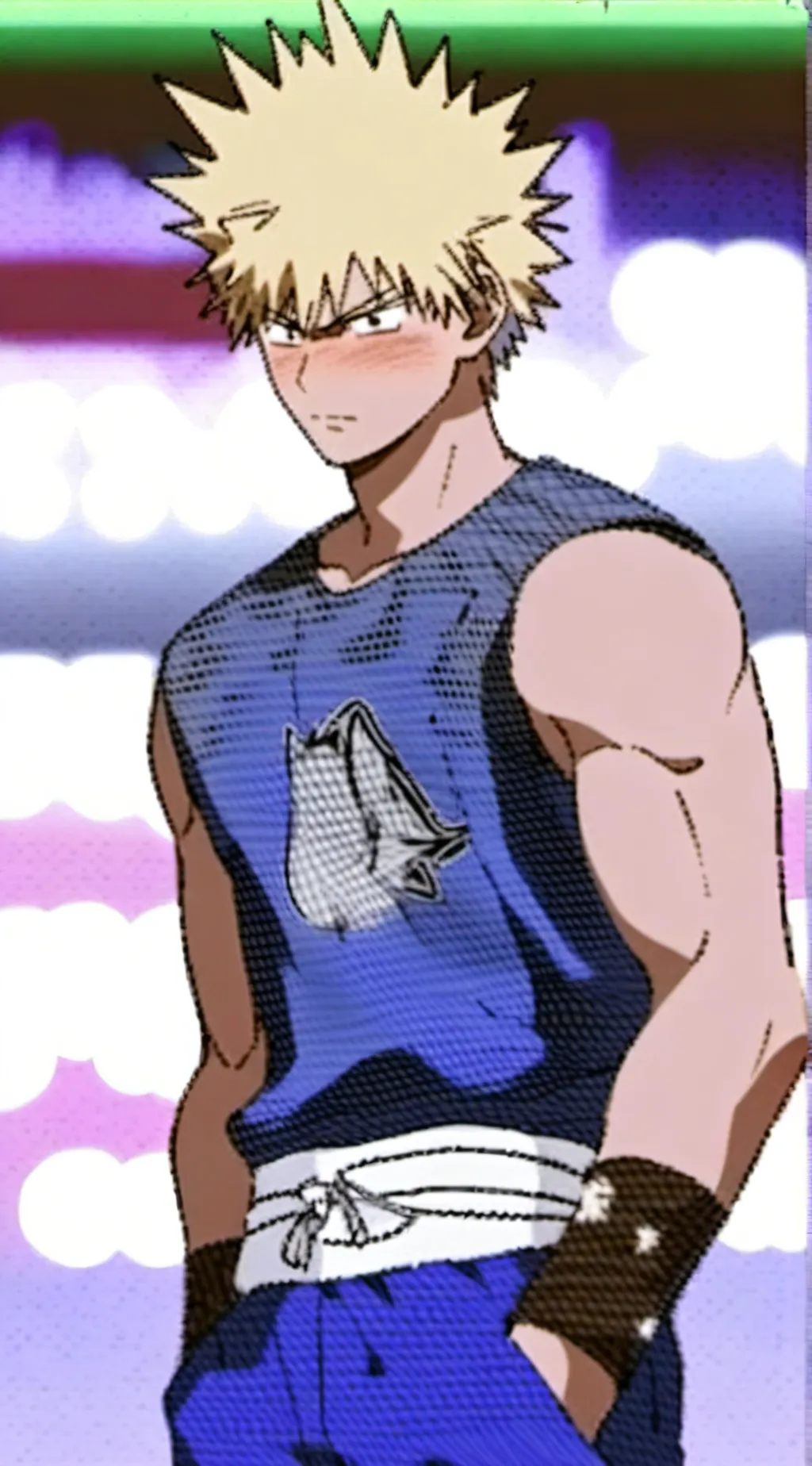 ai character: Bakugo  background