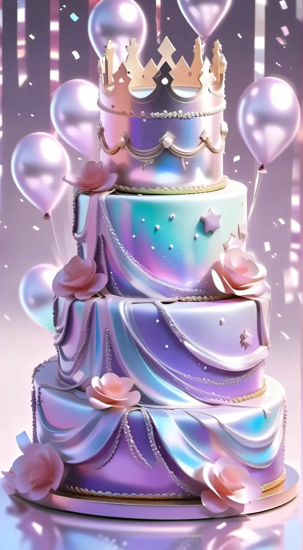 ai character: cakey background