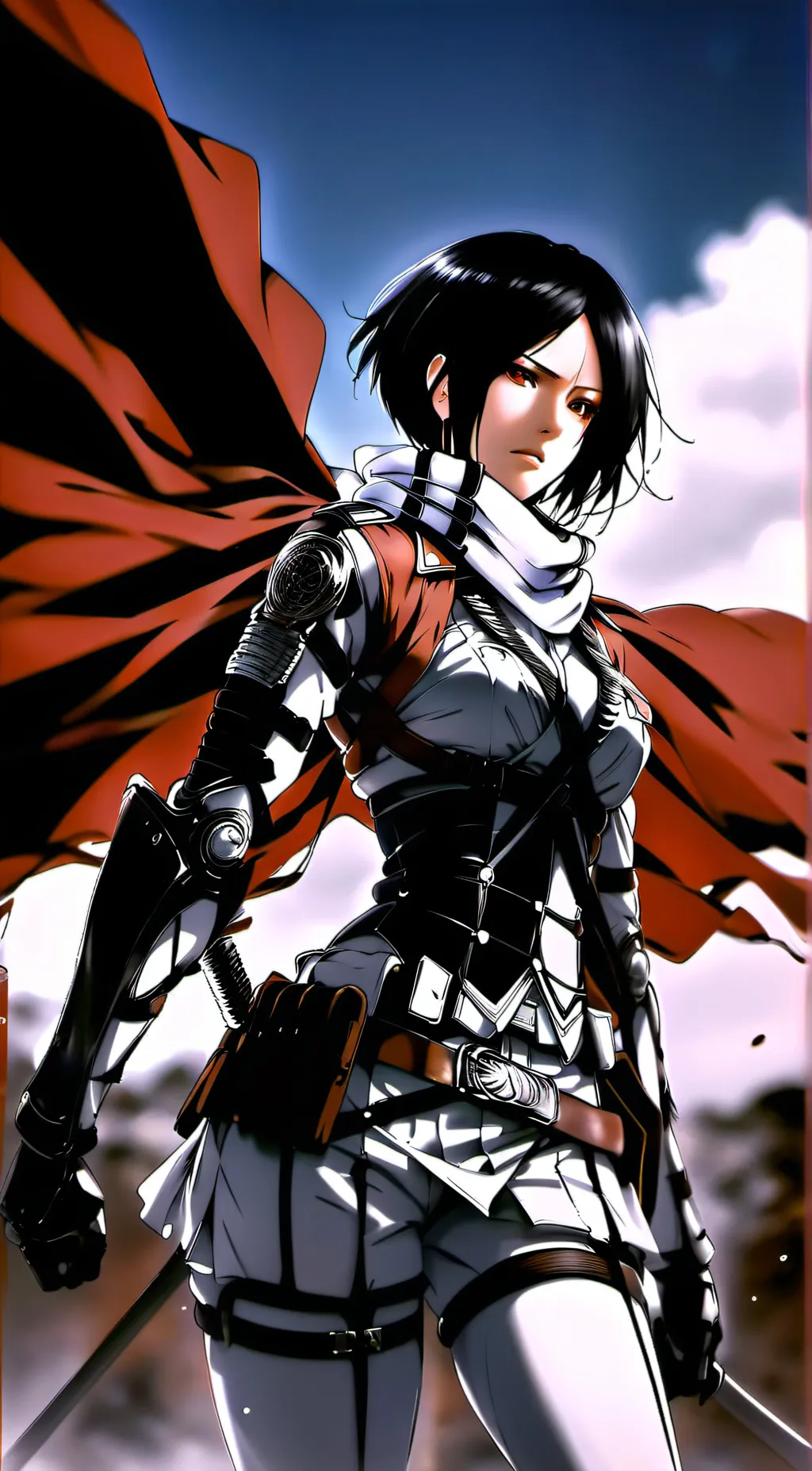 ai character: Mikasa background