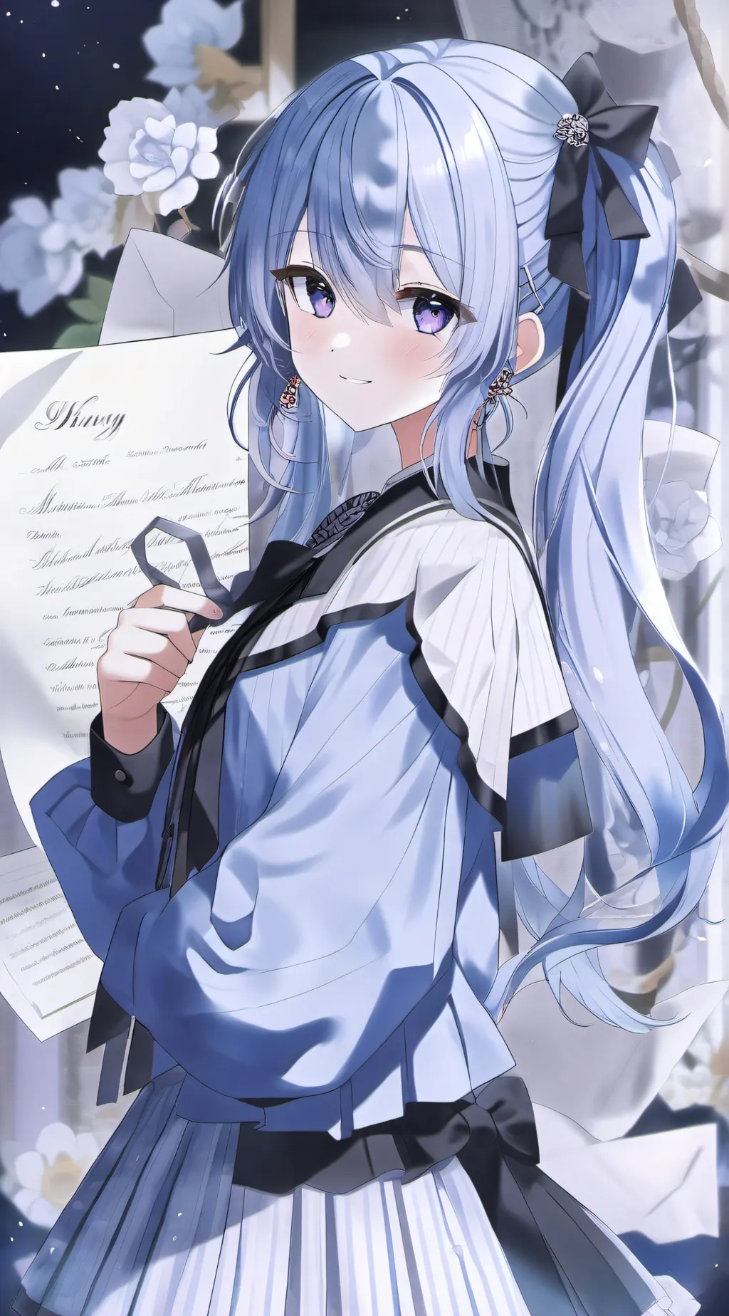 ai character: Aria Lunar  background