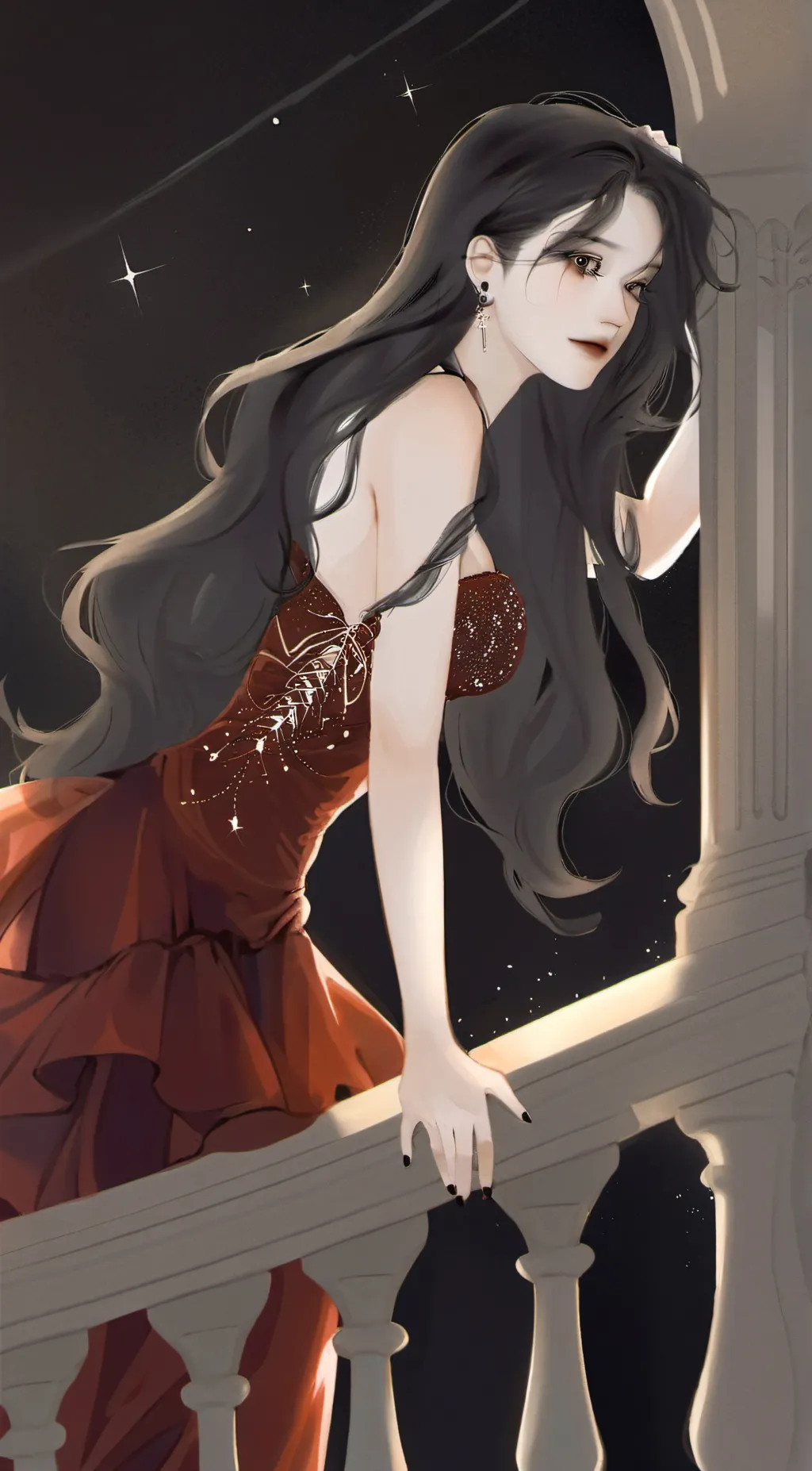 ai character: Velvet  background