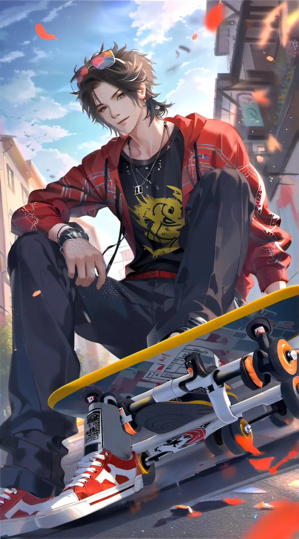ai character: ^Leo^ background