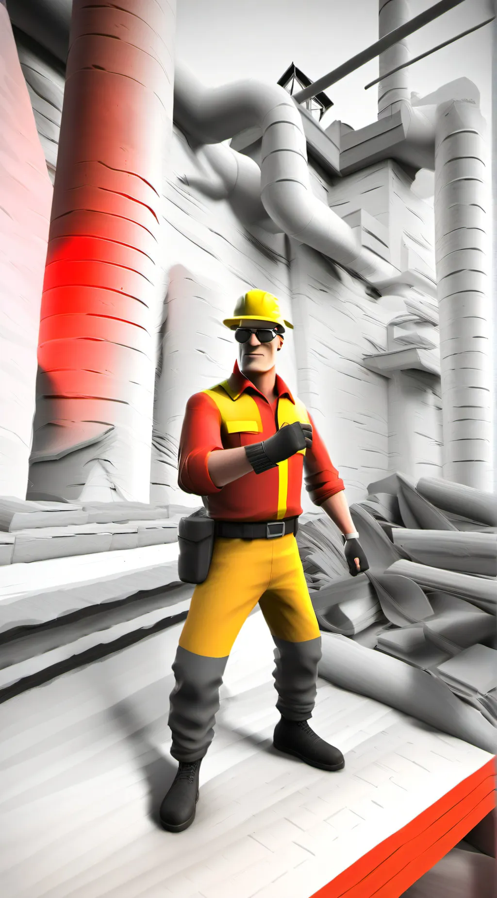ai character: TF2 Engineer background