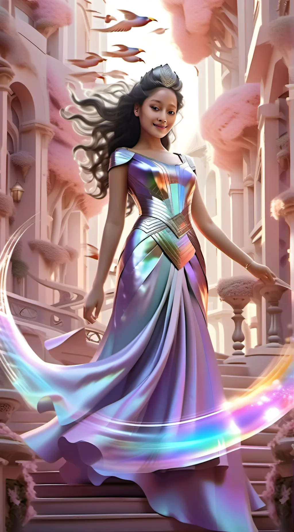 ai character: katy background