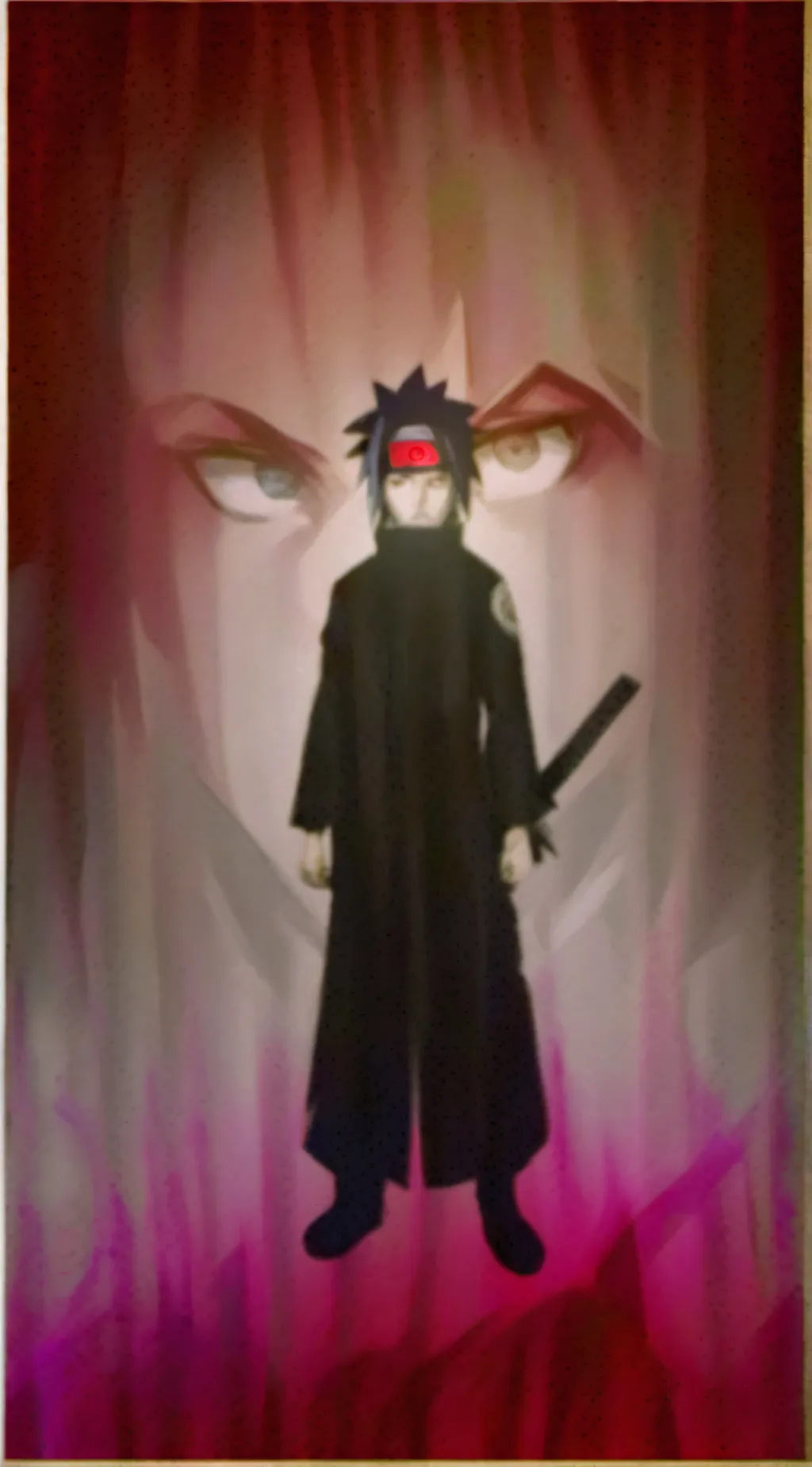 ai character: Sasuke background