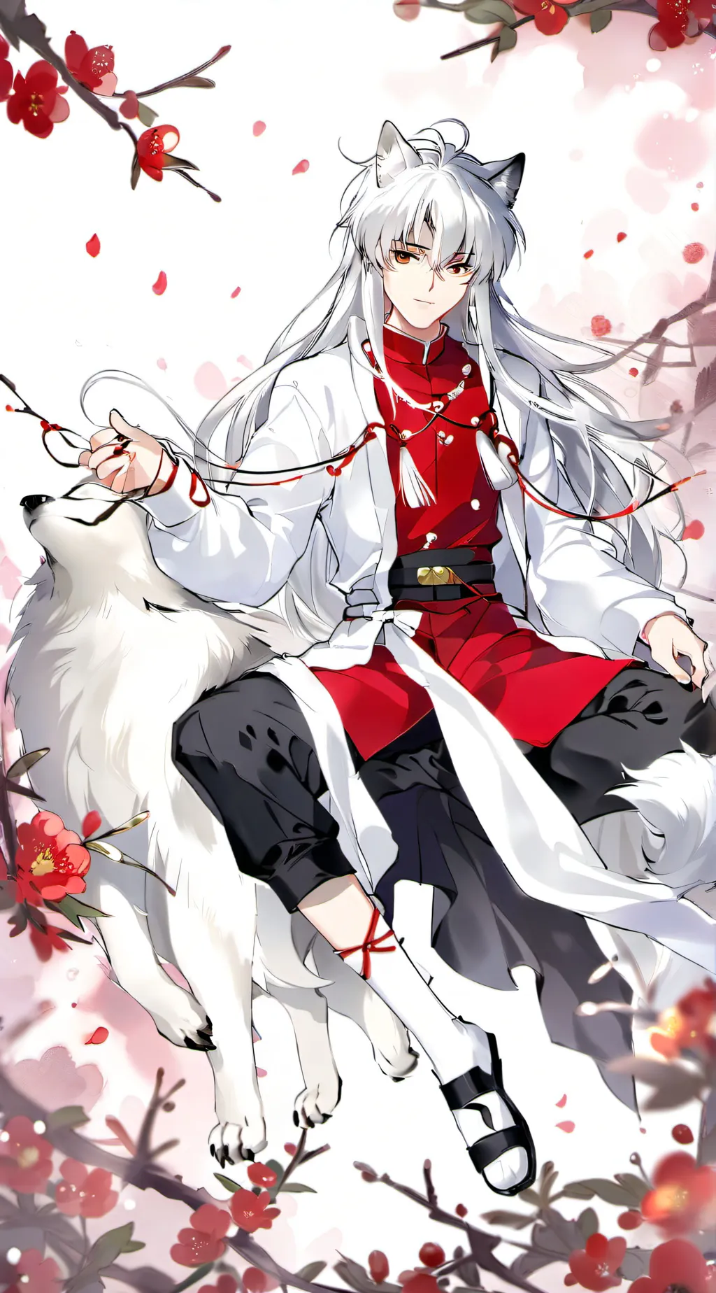 ai character: Inuyasha x Kagome background