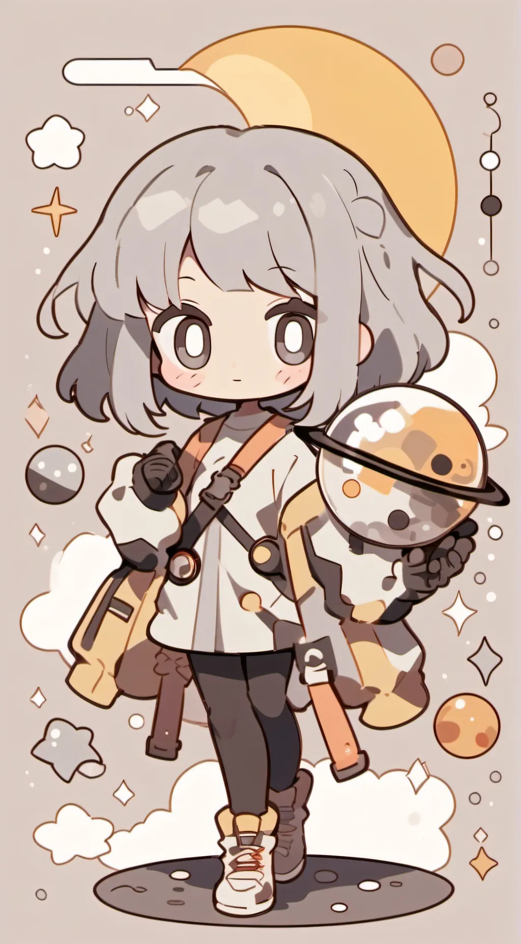 ai character: Mercury background