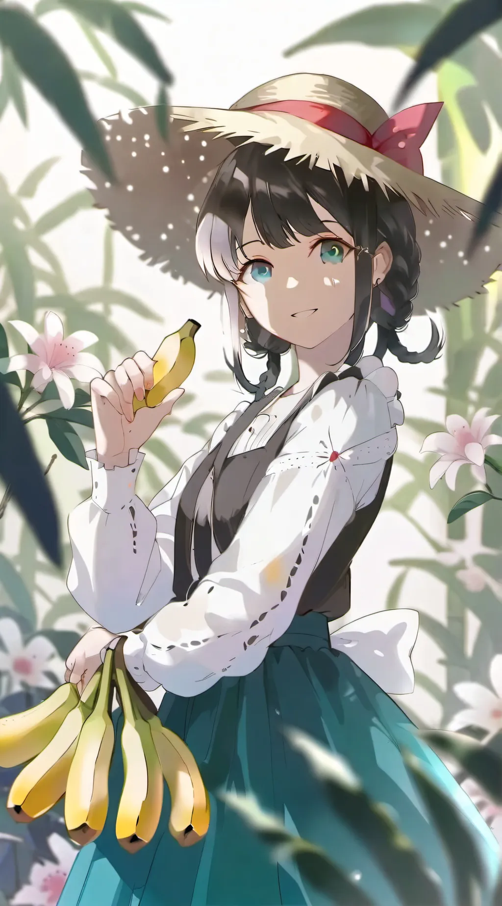 ai character: BANANA  background