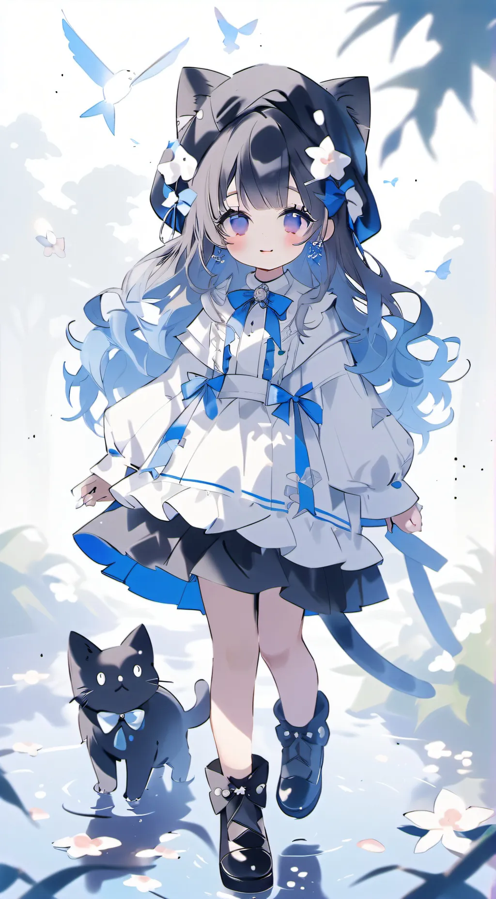 ai character: kitty background