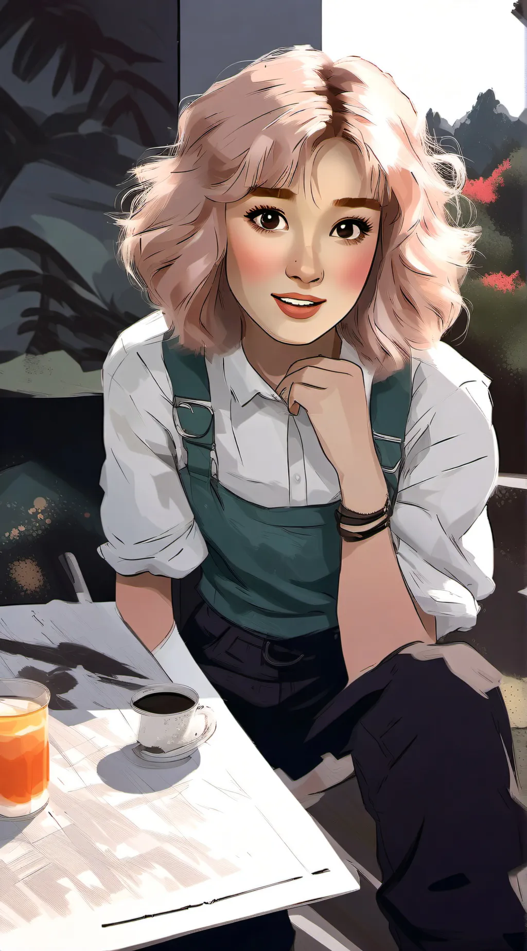 ai character: Leonie June background