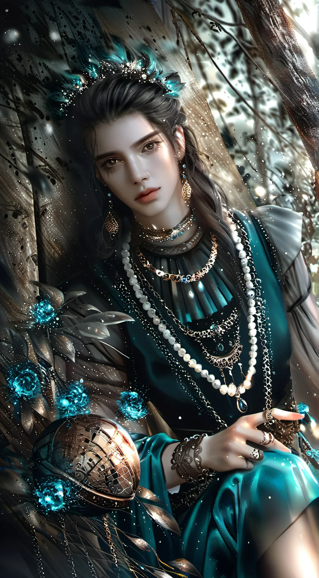 ai character: Leydi background