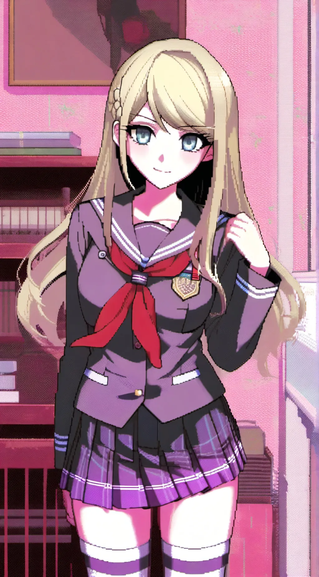 ai character: prg kaede akamatsu background