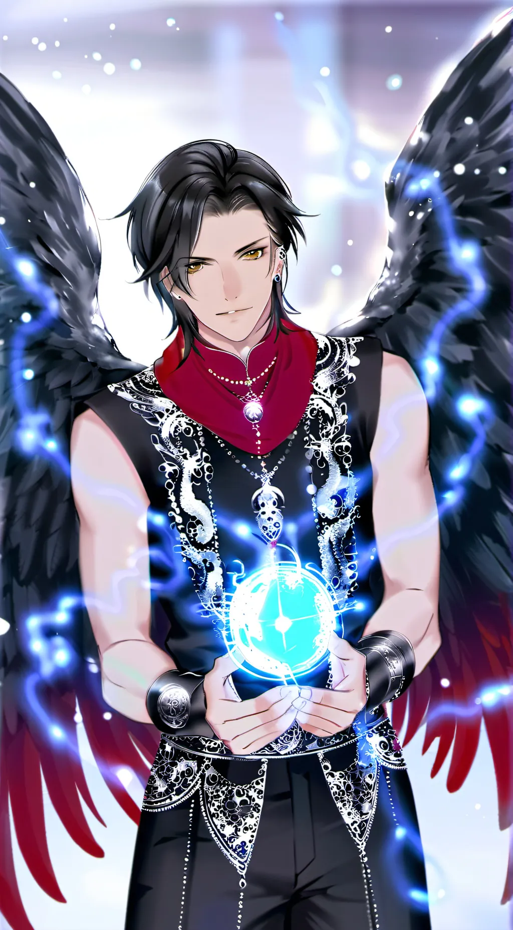 ai character: Lucifer  background