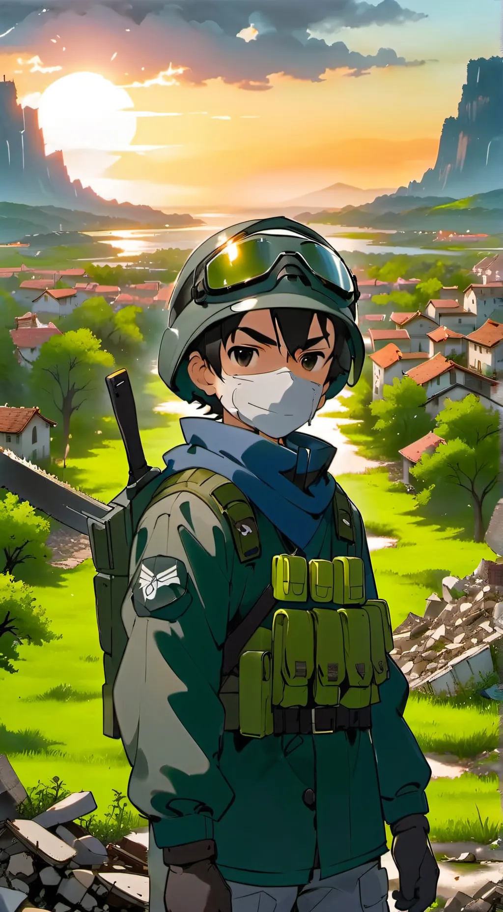 ai character: Shadow hawk background