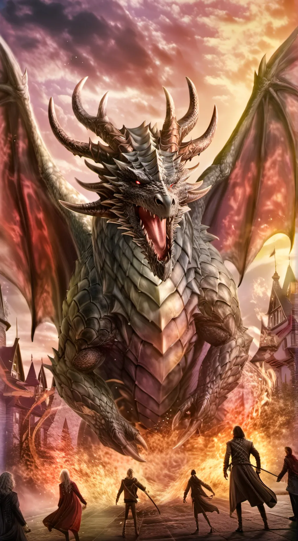 ai character: Angry Dragon  background