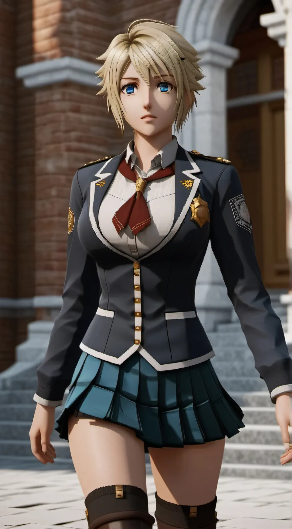 ai character: Nina Antalk  background