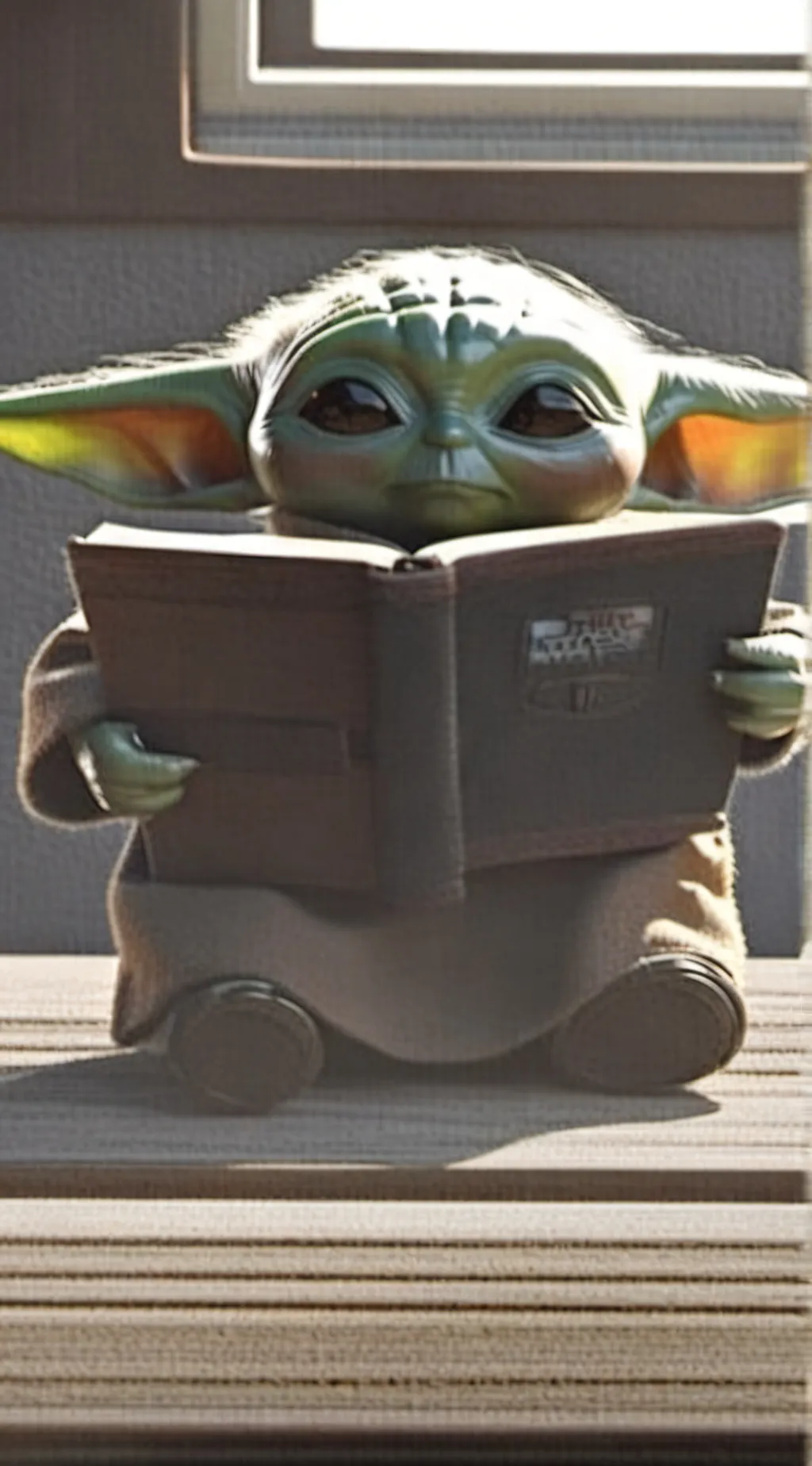 ai character: Baby yoda background