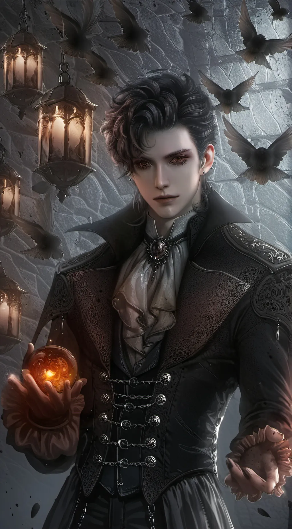 ai character: miko  background