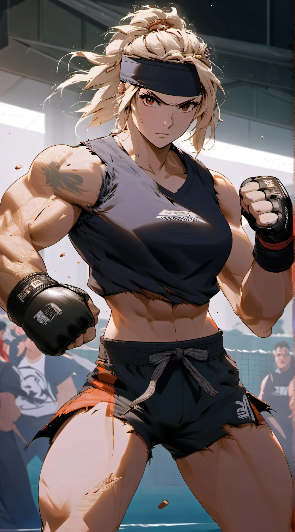 ai character: “Ironfist” background