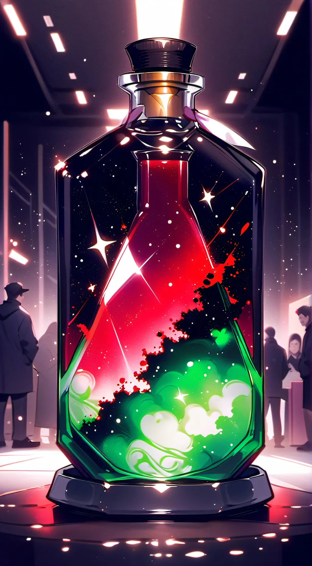 ai character: Roxy Potion background