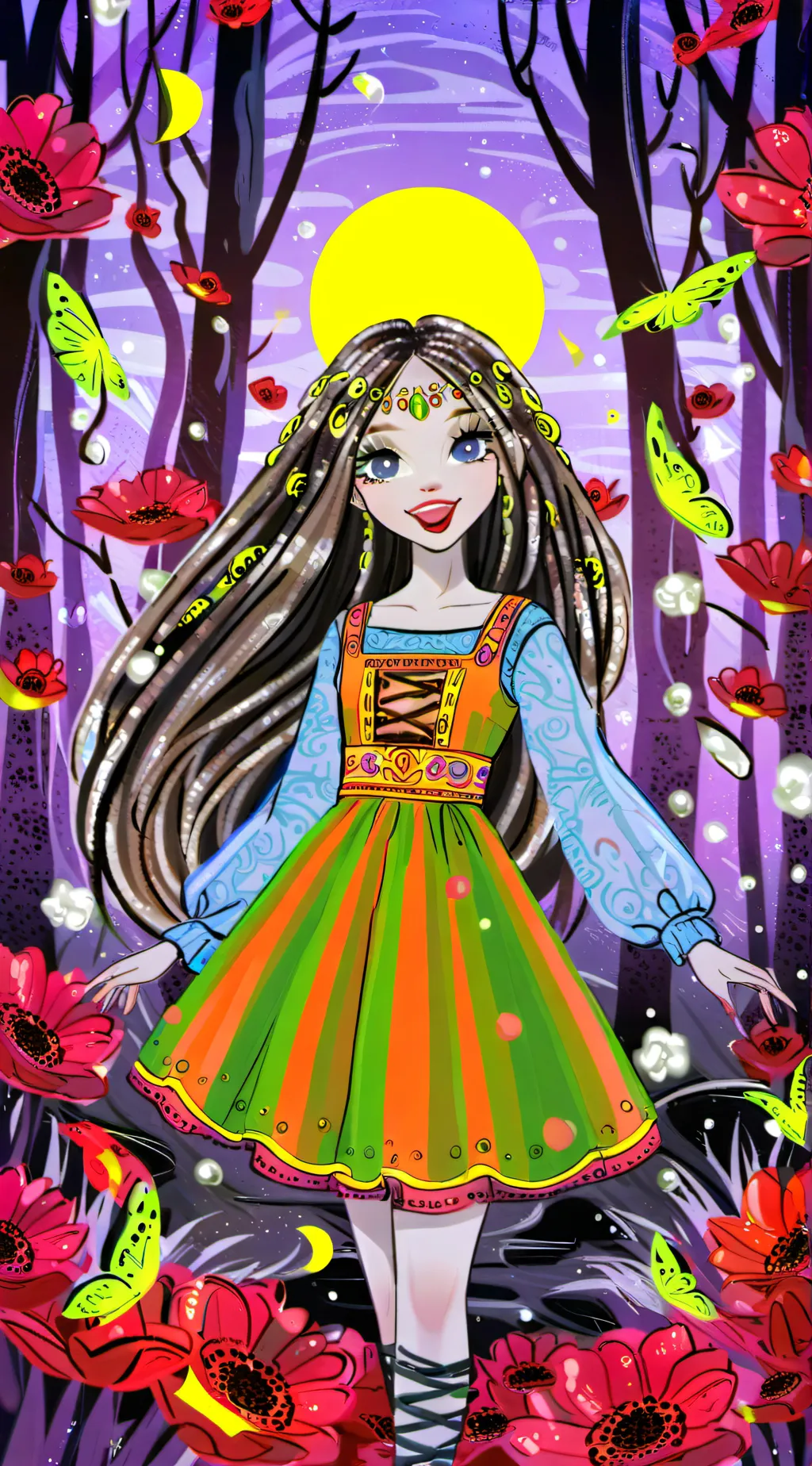 ai character: Selena background
