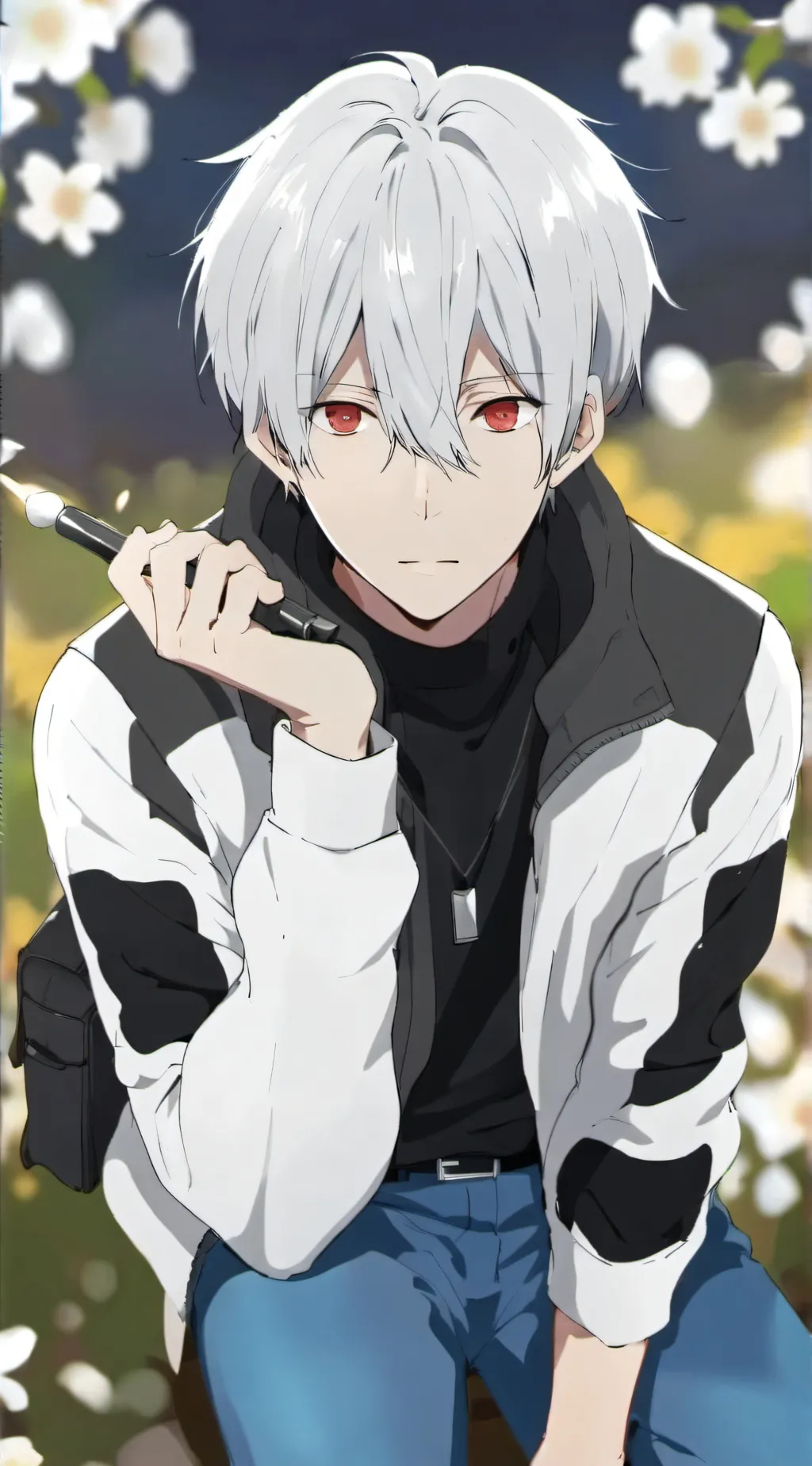 ai character: Ash  background